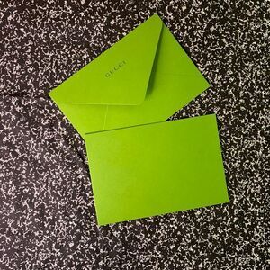 Green Gucci Cube Envelopes 50
